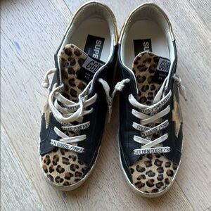 Golden Goose women’s Leopard Print Sneakers size 39